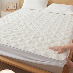 夾棉床笠罩單件防水床罩床墊保護罩床套單人夏季學生宿舍床單新款