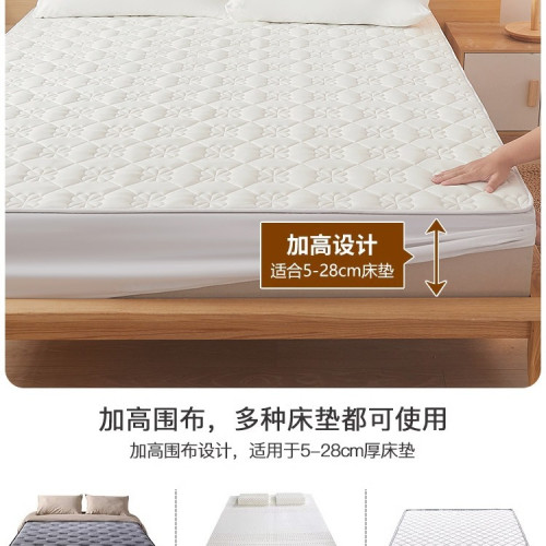 夾棉床笠罩單件防水床罩床墊保護罩床套單人夏季學生宿舍床單新款 夾棉床笠罩單件防水床罩床墊保護罩床套單人夏季學生宿舍床單新款