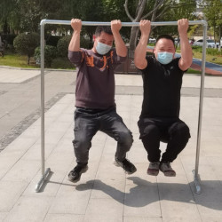 服裝架展示架地攤落地陽台晾曬被貨架掛衣服架子單桿架水管晾衣架