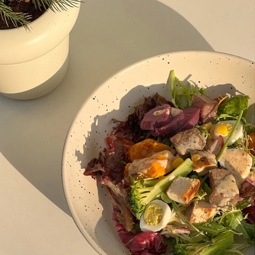 ins風墨點盤子陶瓷潑墨碗大號深盤水果沙拉家用咖喱飯泡麵碗湯盤