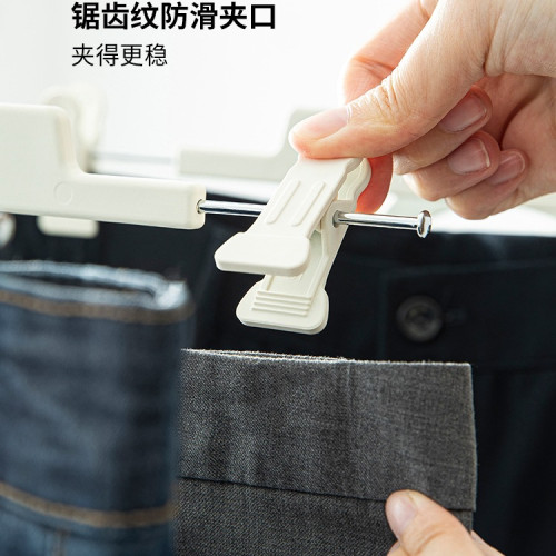 褲架褲夾家用褲子收納衣櫃多功能晾曬掛架防滑jk裙夾 褲架褲夾家用褲子收納衣櫃多功能晾曬掛架防滑jk裙夾