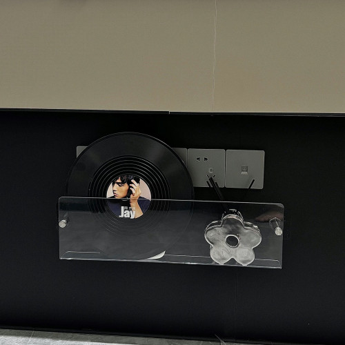 路由器收納架無線wifi光貓機頂盒亞克力牆上置物架插座遮醜免打孔 路由器收納架無線wifi光貓機頂盒亞克力牆上置物架插座遮醜免打孔