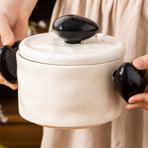 陶瓷豬油罐耐高溫食品級2025新款豬油罐多功能雙耳調料罐紅油罐子 陶瓷豬油罐耐高溫食品級2025新款豬油罐多功能雙耳調料罐紅油罐子