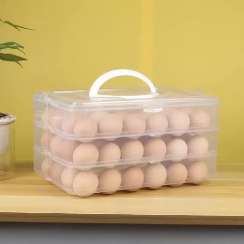 雞蛋收納盒的冰箱防摔廚房食品保鮮裝雞蛋儲物盒子托裝蛋 雞蛋收納盒的冰箱防摔廚房食品保鮮裝雞蛋儲物盒子托裝蛋