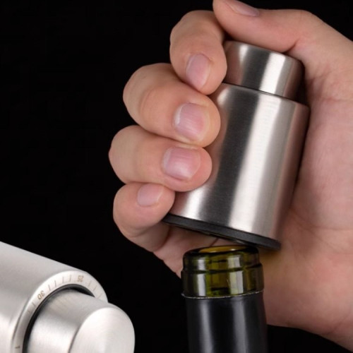 紅酒葡萄酒真空按壓密封保鮮瓶塞酒蓋不鏽鋼矽膠酒帽記保存瓶口無 紅酒葡萄酒真空按壓密封保鮮瓶塞酒蓋不鏽鋼矽膠酒帽記保存瓶口無