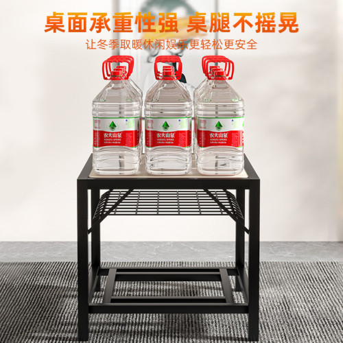 烤火桌子秋冬季新款家用烤火架爐一體取暖桌可折曡四方餐桌麻將桌 烤火桌子秋冬季新款家用烤火架爐一體取暖桌可折曡四方餐桌麻將桌