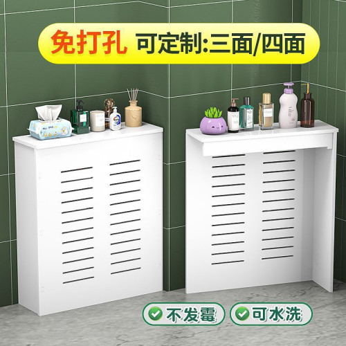 地暖分水器遮擋櫃防水三面閥門水表管道遮醜櫃子老式暖氣片遮擋罩 地暖分水器遮擋櫃防水三面閥門水表管道遮醜櫃子老式暖氣片遮擋罩