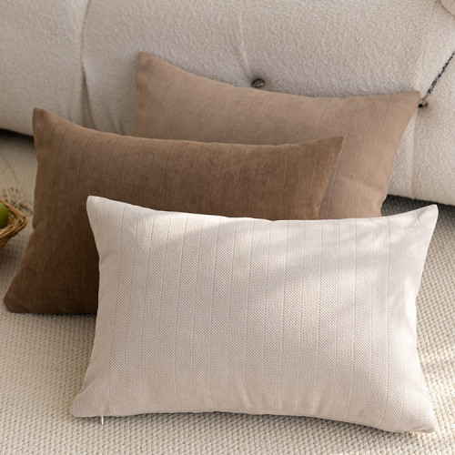 雪尼爾抱枕套奶油風北歐超柔可拆洗大號長方形沙發床頭腰靠枕定 雪尼爾抱枕套奶油風北歐超柔可拆洗大號長方形沙發床頭腰靠枕定