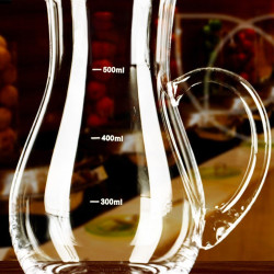 帶刻度白酒壺分酒器紅酒醒酒器家用葡萄酒歐式玻璃酒具倒酒