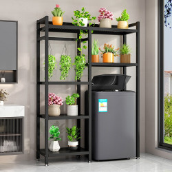 雙筒洗衣機置物架落地陽台儲物架上方架子收納架洗衣機多層收納架