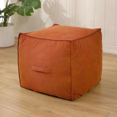 燈芯絨布懶人沙發套閒置舊衣服收納袋方形坐墩可填充儲物收納坐墩 燈芯絨布懶人沙發套閒置舊衣服收納袋方形坐墩可填充儲物收納坐墩
