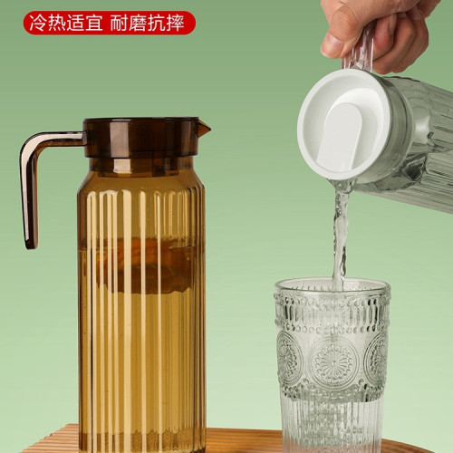 商用飯店塑膠冷水壺果汁飲料壺茶壺食品級大容量耐高溫涼水壺 商用飯店塑膠冷水壺果汁飲料壺茶壺食品級大容量耐高溫涼水壺