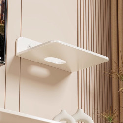 路由器置物架牆上機頂盒wifi放置架攝影機壁掛收納免打孔懸空支架