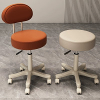 美容院理髮店凳子美髮美甲化妝師大工凳滑輪家用椅子梳妝轉椅