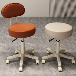 美容院理髮店凳子美髮美甲化妝師大工凳滑輪家用椅子梳妝轉椅