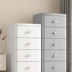 36/46/56加厚塑膠收納櫃子置物櫃家用抽屜式客廳零食儲物櫃整理箱