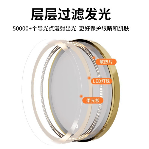 智能led化妝鏡女生家用臥室梳妝台帶燈鏡子學生宿舍桌上型桌面鏡子 智能led化妝鏡女生家用臥室梳妝台帶燈鏡子學生宿舍桌上型桌面鏡子