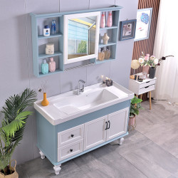 陽台陶瓷一體搓衣板盆洗衣槽衛生間洗漱台浴室洗手池洗臉盆櫃組合