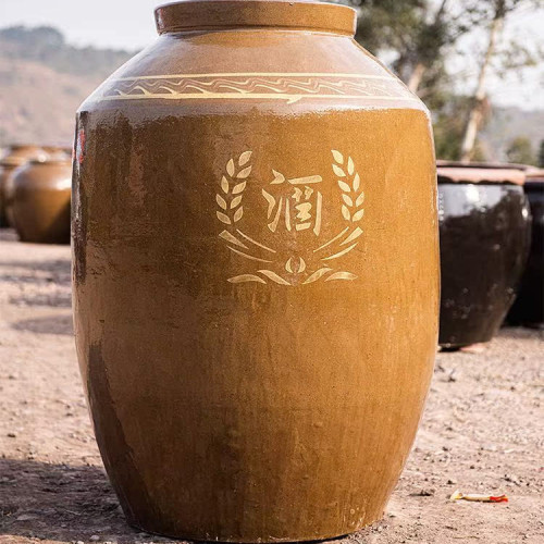 陶瓷酒罈酒罐長期存酒泡酒家用老式密封加厚土陶酒瓶加大酒缸 陶瓷酒罈酒罐長期存酒泡酒家用老式密封加厚土陶酒瓶加大酒缸