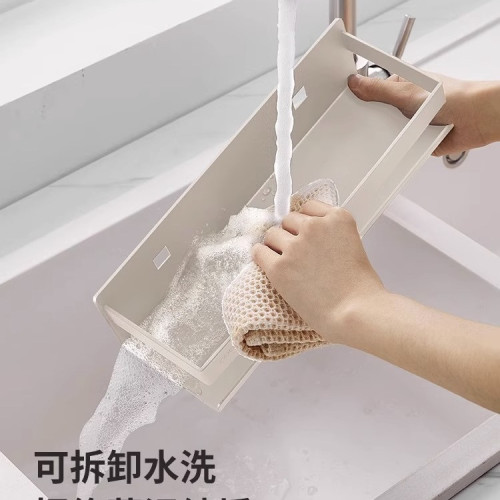 白色廚房置物架免打孔壁掛調料架調味料牆上調味品掛架家用收納架 白色廚房置物架免打孔壁掛調料架調味料牆上調味品掛架家用收納架