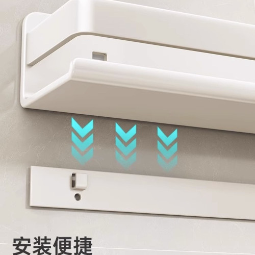 白色廚房置物架免打孔壁掛調料架調味料牆上調味品掛架家用收納架 白色廚房置物架免打孔壁掛調料架調味料牆上調味品掛架家用收納架