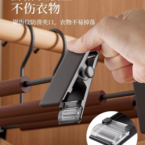整理師推薦櫸木褲架褲夾子家用無痕褲子衣架裙子褲掛衣櫃內置 整理師推薦櫸木褲架褲夾子家用無痕褲子衣架裙子褲掛衣櫃內置