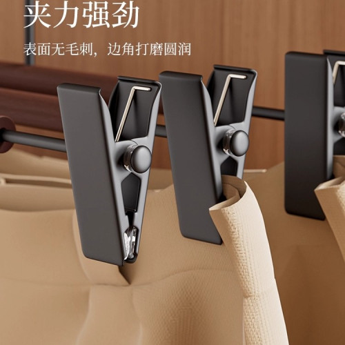 整理師推薦櫸木褲架褲夾子家用無痕褲子衣架裙子褲掛衣櫃內置 整理師推薦櫸木褲架褲夾子家用無痕褲子衣架裙子褲掛衣櫃內置