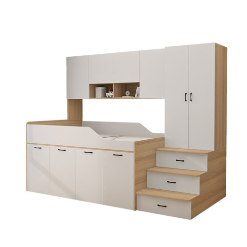 兒童半高床小戶型上床下衣櫃小臥室書桌一體組合多功能高箱儲物床 兒童半高床小戶型上床下衣櫃小臥室書桌一體組合多功能高箱儲物床