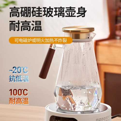 冷水壺玻璃水壺涼水壺家用耐高溫夏天儲水大容量水杯套裝耐熱冷泡 冷水壺玻璃水壺涼水壺家用耐高溫夏天儲水大容量水杯套裝耐熱冷泡