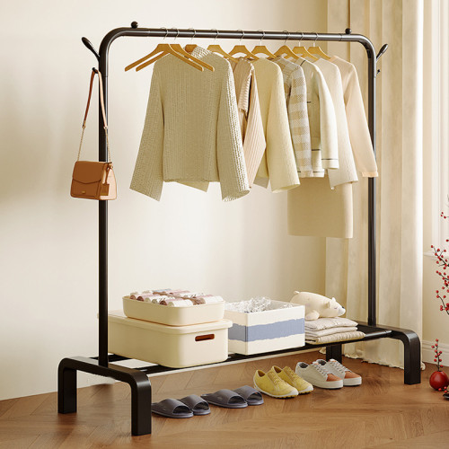 晾衣架落地立式衣帽架家用曬衣服臥室陽台架子晾衣桿客廳雙桿衣架 晾衣架落地立式衣帽架家用曬衣服臥室陽台架子晾衣桿客廳雙桿衣架