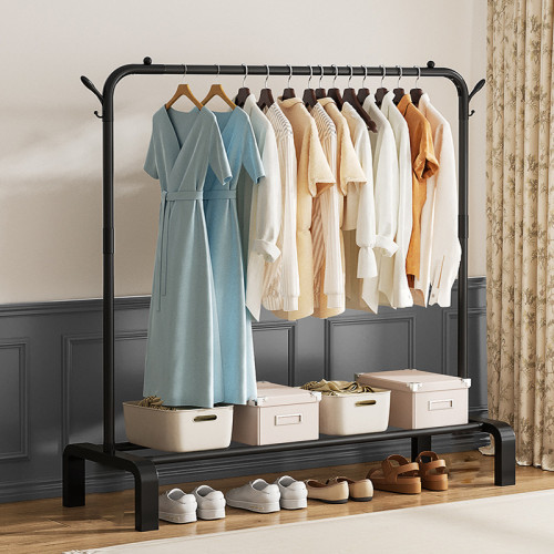 晾衣架落地立式衣帽架家用曬衣服臥室陽台架子晾衣桿客廳雙桿衣架 晾衣架落地立式衣帽架家用曬衣服臥室陽台架子晾衣桿客廳雙桿衣架