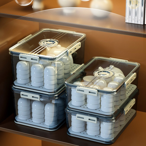 茶具茶杯收納盒防塵透明放裝杯子置物架功夫茶壺酒杯帶蓋櫥櫃整理 茶具茶杯收納盒防塵透明放裝杯子置物架功夫茶壺酒杯帶蓋櫥櫃整理