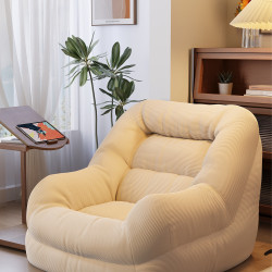 懶人沙發可躺可睡臥室單人休閒榻榻米新款窩窩小沙發陽台客廳躺椅