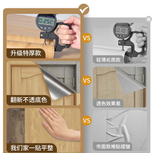 門貼紙自粘木門翻新壁紙臥室房門舊門改色貼膜入戶門遮醜木紋貼紙 門貼紙自粘木門翻新壁紙臥室房門舊門改色貼膜入戶門遮醜木紋貼紙
