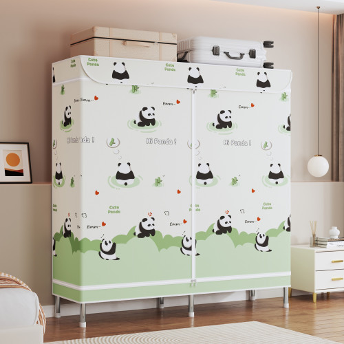 布衣櫃全封閉拉鍊單人加粗加固結實耐用全掛式出租房用組裝牛津布 布衣櫃全封閉拉鍊單人加粗加固結實耐用全掛式出租房用組裝牛津布