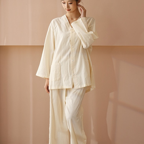 艾灸服純棉前後開釦汗蒸服桑拿中醫理療拔罐針灸推拿客人服美容院 艾灸服純棉前後開釦汗蒸服桑拿中醫理療拔罐針灸推拿客人服美容院