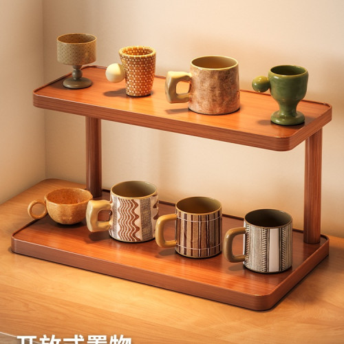 桌面置物架杯子收納架子餐桌台面工位水杯咖啡杯茶具桌上小型杯架 桌面置物架杯子收納架子餐桌台面工位水杯咖啡杯茶具桌上小型杯架