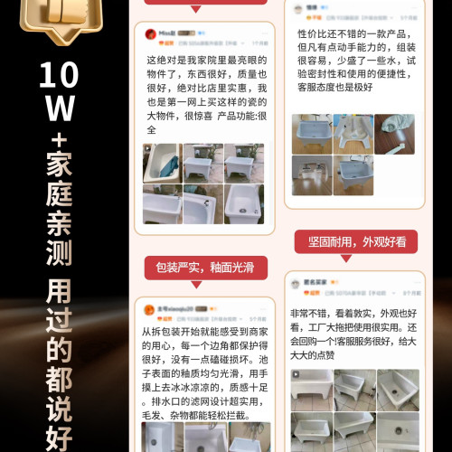 拖把池洗拖把盆方型墩布池家用陽台洗地拖把池自動下水器墩布池子 拖把池洗拖把盆方型墩布池家用陽台洗地拖把池自動下水器墩布池子