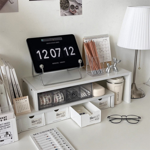 桌面置物架電腦增高架木質多層辦公室桌上顯示器收納陳列架yj 桌面置物架電腦增高架木質多層辦公室桌上顯示器收納陳列架yj