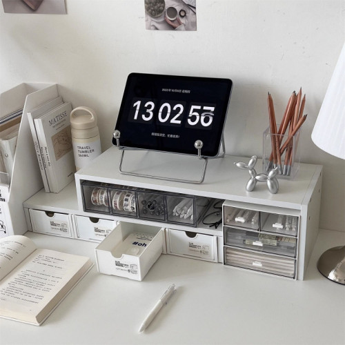 桌面置物架電腦增高架木質多層辦公室桌上顯示器收納陳列架yj 桌面置物架電腦增高架木質多層辦公室桌上顯示器收納陳列架yj