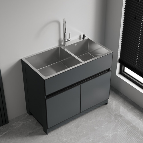 不鏽鋼水槽櫃陽台洗衣櫃浴室櫃家用廚房洗菜盆蜂窩鋁洗手池洗衣池 不鏽鋼水槽櫃陽台洗衣櫃浴室櫃家用廚房洗菜盆蜂窩鋁洗手池洗衣池