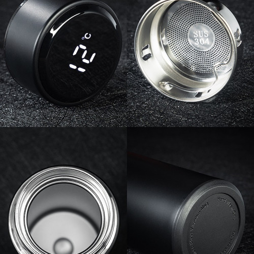 智能保溫杯男士大容量泡茶杯子女生可攜式不鏽鋼水杯印log 智能保溫杯男士大容量泡茶杯子女生可攜式不鏽鋼水杯印log