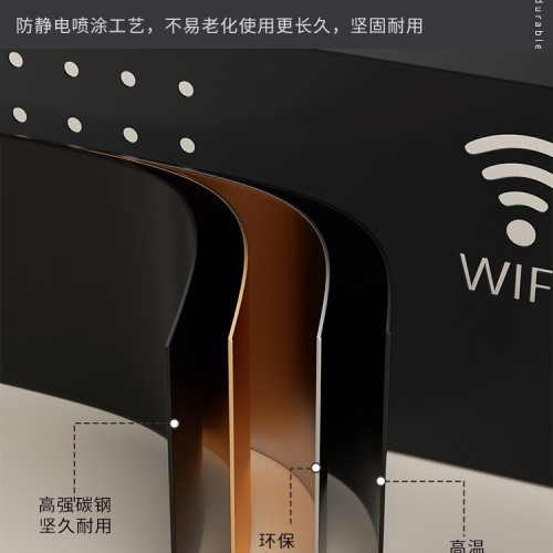 路由器收納盒高顔值免打孔無線wifi電視機機頂盒置物架光貓放置架 路由器收納盒高顔值免打孔無線wifi電視機機頂盒置物架光貓放置架