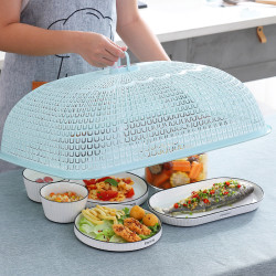 長方形塑膠菜罩大號特大號家用廚房蓋菜罩防塵防蒼蠅餐桌罩遮菜罩