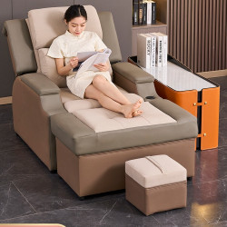 足療沙發電動採耳美睫浴場休息沐足洗腳店修腳足浴按摩床可躺椅子