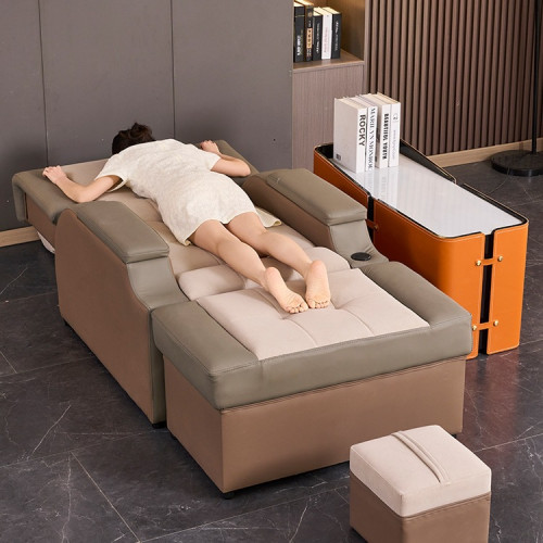 足療沙發電動採耳美睫浴場休息沐足洗腳店修腳足浴按摩床可躺椅子