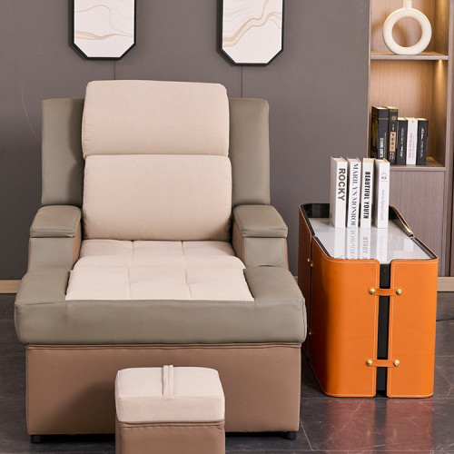 足療沙發電動採耳美睫浴場休息沐足洗腳店修腳足浴按摩床可躺椅子