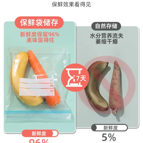 密封袋食品級保鮮袋家用自封塑封加厚冰箱收納冷藏分裝帶封口 密封袋食品級保鮮袋家用自封塑封加厚冰箱收納冷藏分裝帶封口