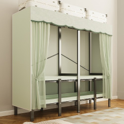 掛衣架落地臥室家用衣帽架房間衣架掛衣秋冬金屬衣櫃免布衣櫃