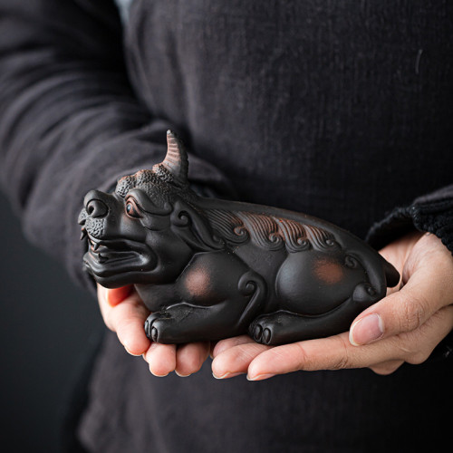 紫陶貔貅茶寵可養陶瓷家居擺件茶玩茶桌茶台裝飾茶具配件 紫陶貔貅茶寵可養陶瓷家居擺件茶玩茶桌茶台裝飾茶具配件